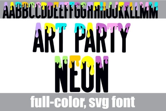 Art Party Neon: Energize Your Designs with Vibrant Typography