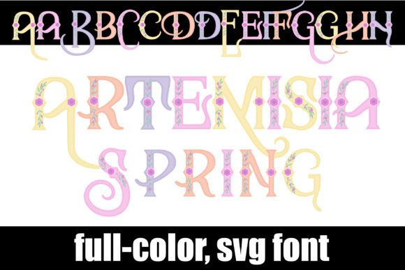 Artemisia Spring: A Full-Color SVG Font for Vibrant Design