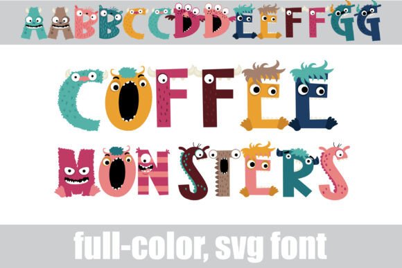 Coffee Monsters: The SVG Font That Brings Playful Energy to Design
