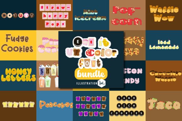 Eat It Up Color: A Feast for Modern Typography