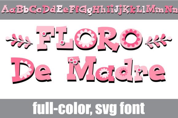 Floro De Madre: Elevate Designs with Colorful Typography