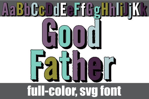 Good Father Font: Elevate Your Designs with Bold, Textured Typography