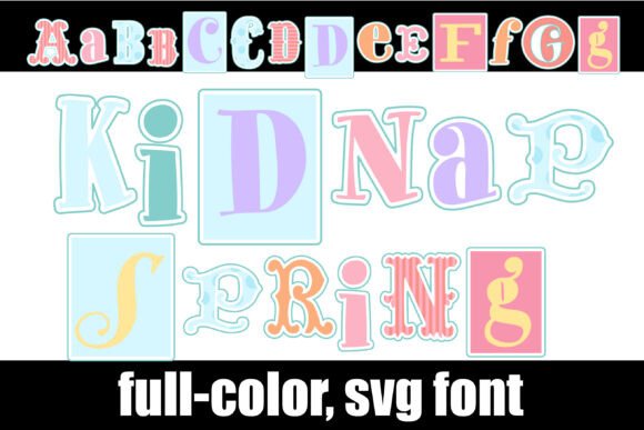 Kidnap Spring: Elevating Designs with Full-Color Typography