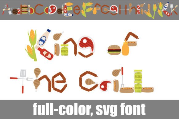 King of the Grill: Igniting Creative Typography