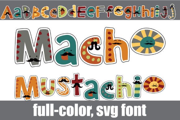 Macho Mustachio: Elevate Your Design with a Playful Font