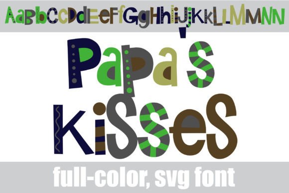 Papa's Kisses: Bold Typography for Modern Design