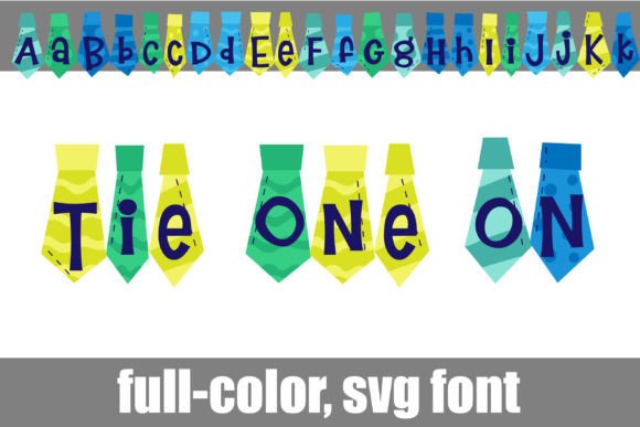 Tie One on: Elevating Designs with a Unique Color Font
